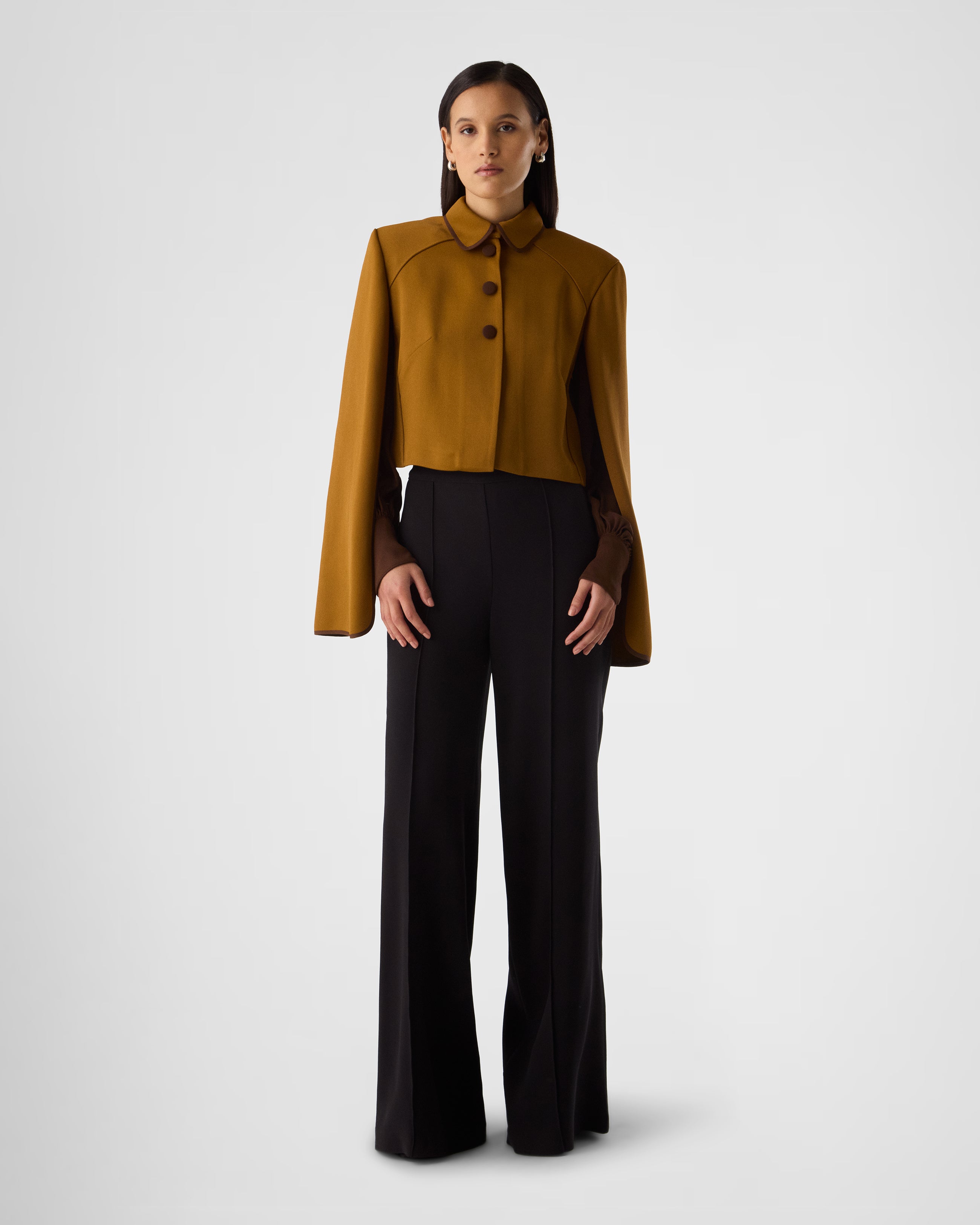 Ariel cape sleeve jacket