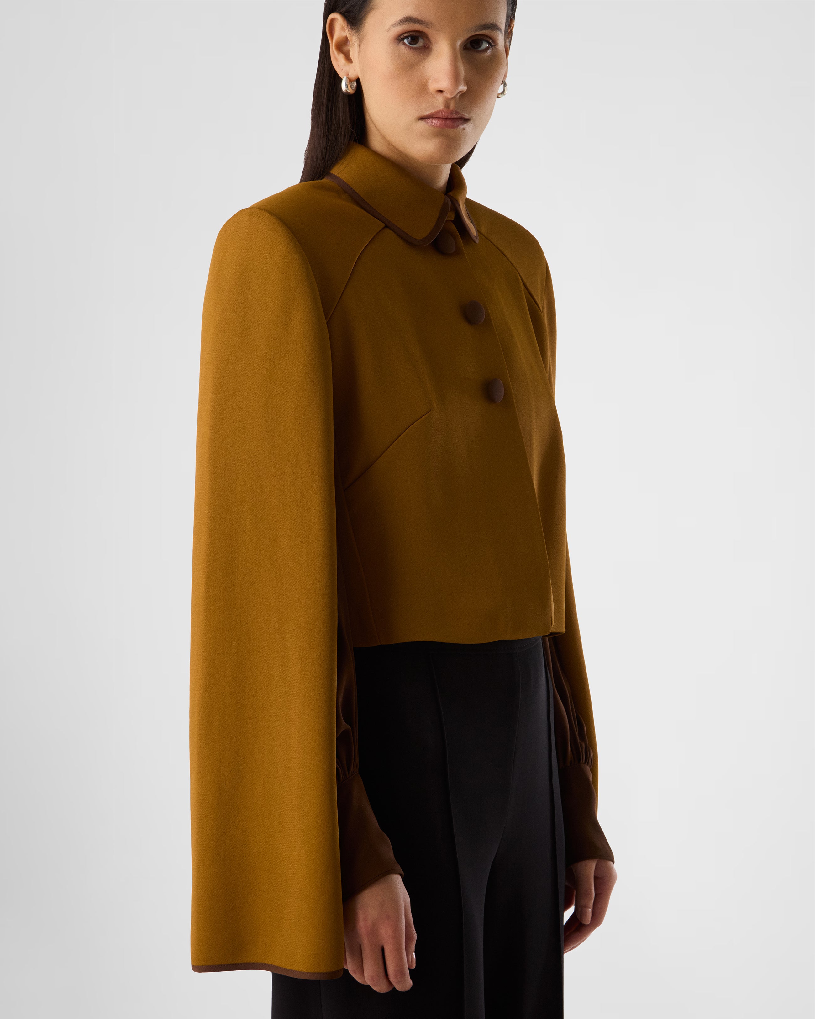 Ariel cape sleeve jacket