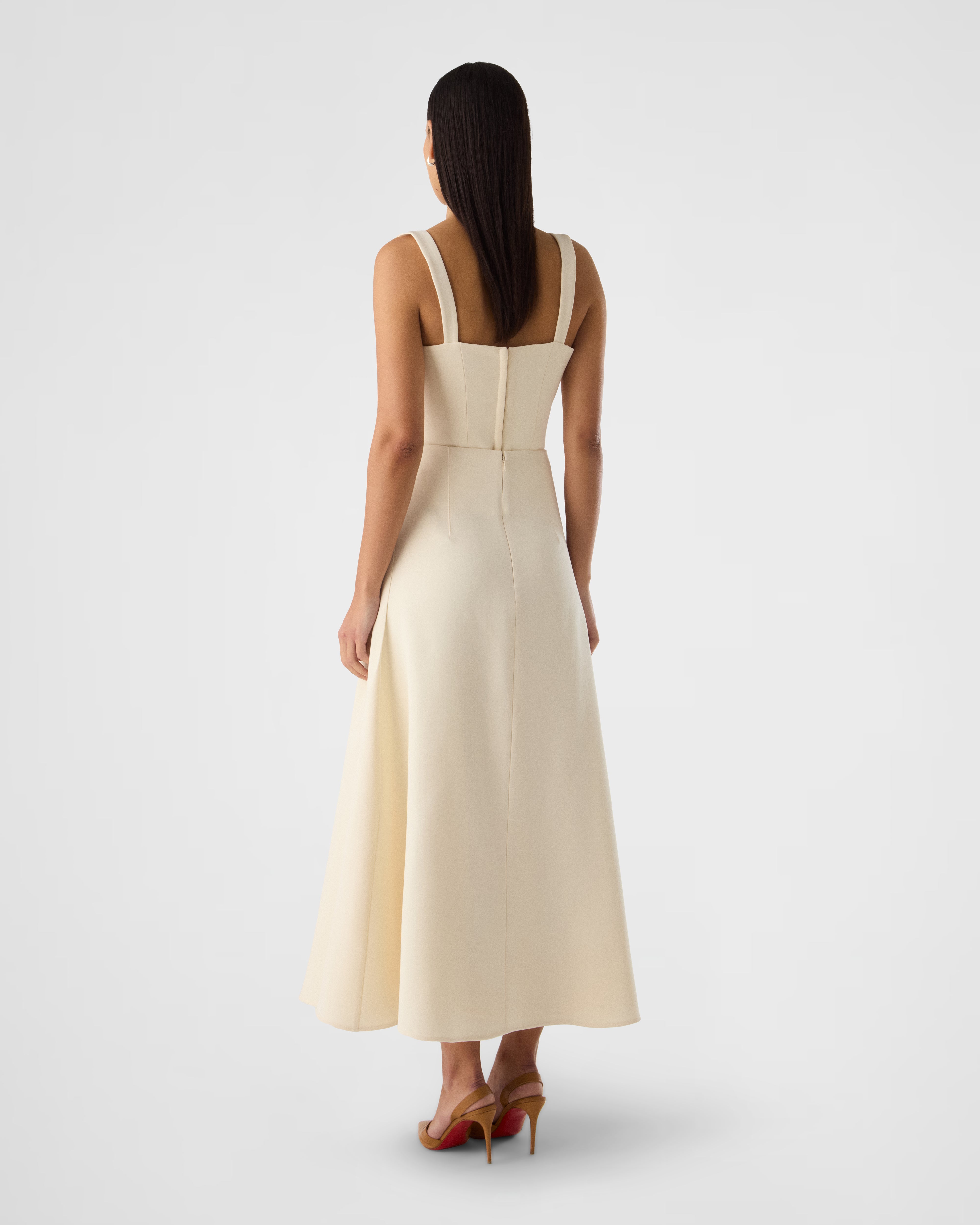 Stella a-line midi skirt