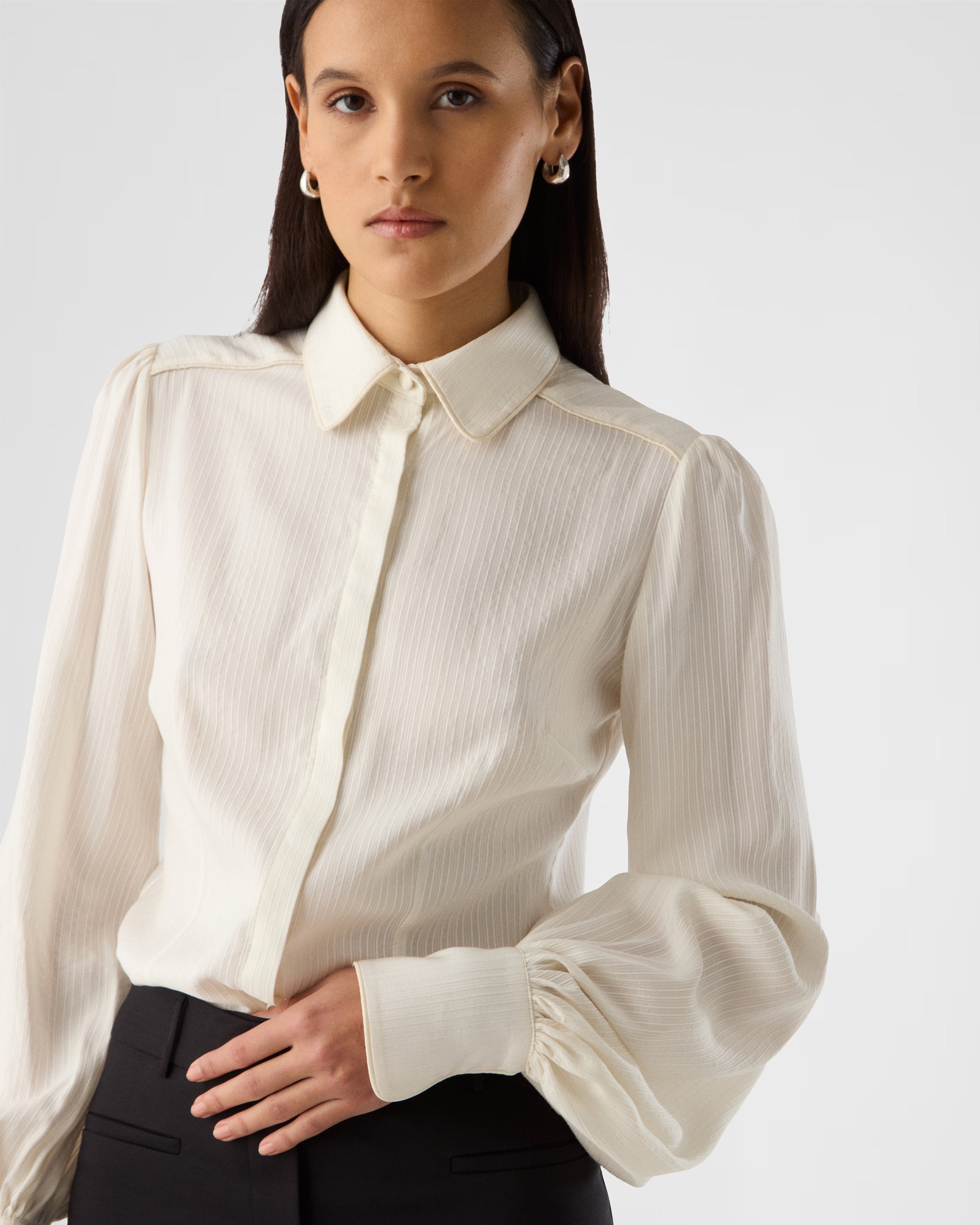 Maia shirt with voluminous sleeves