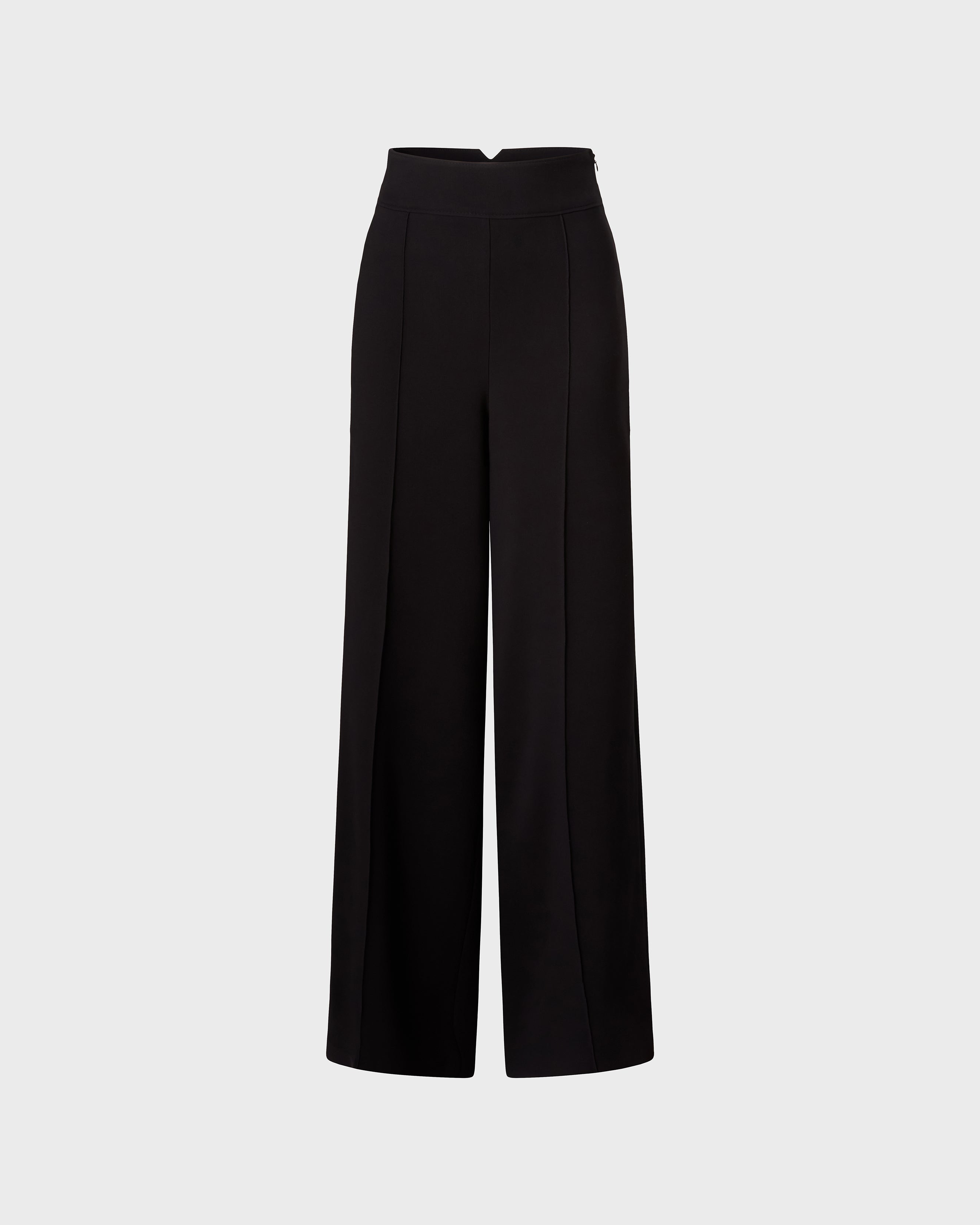 Luna high-waist wide leg trousers