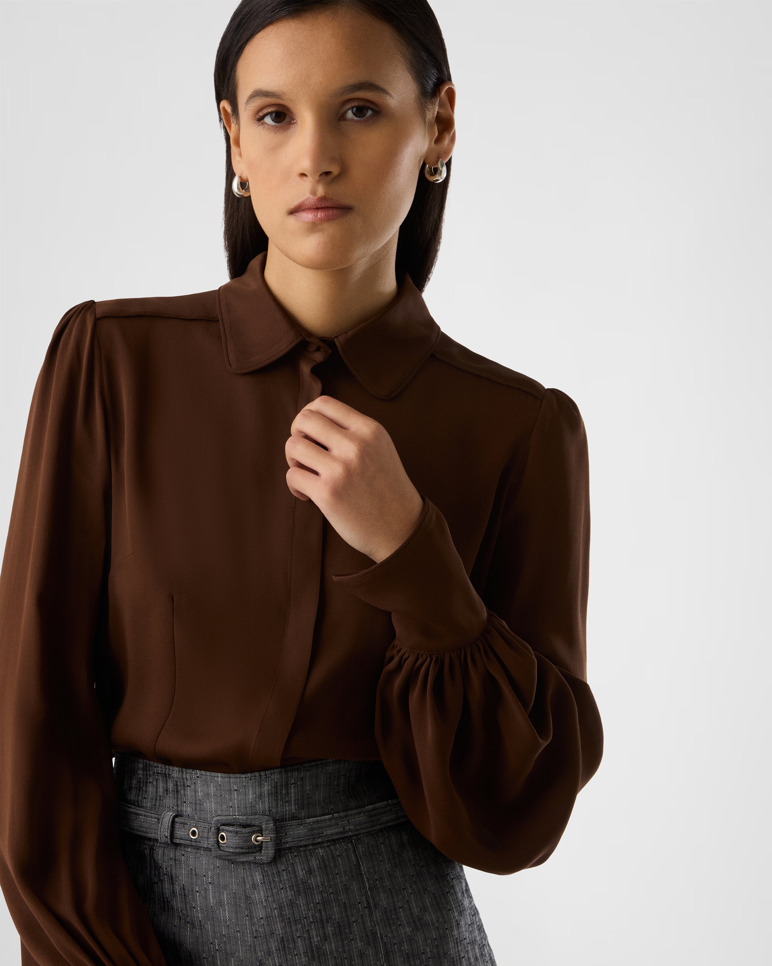 Maia shirt with voluminous sleeves