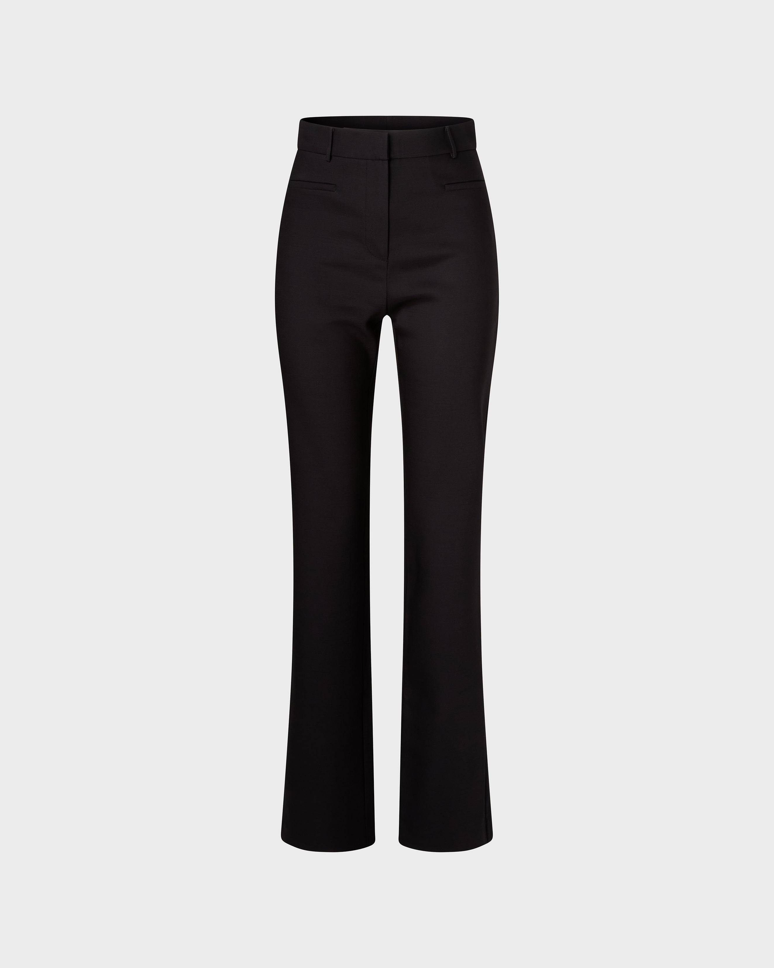 Gaia fitted high-waist trousers